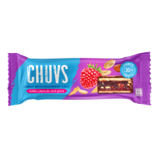 Цукерка «Chuvs» з яблучним пюре, малиновим соком та смаженим арахісом 30г Цукерка «Chuvs» з яблучним пюре, малиновим соком та смаженим арахісом 30г